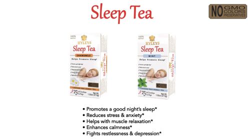 SLEEP TEA WITH CHAMOMILE – 25 FOIL ENVELOPE TEA BAGS
