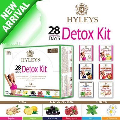 28 DAYS DETOX KIT – 84 FOIL ENVELOPE TEA BAGS