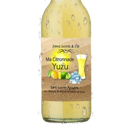 Citronnade citron Yuzu sans sucres ajoutés