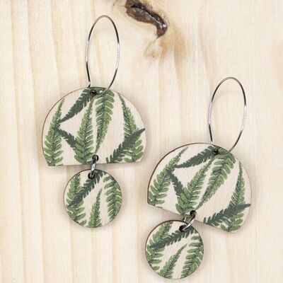 Saniainen | Fern Earrings