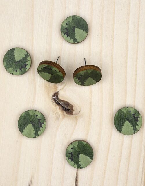 Metsä | Forrest, button Earrings