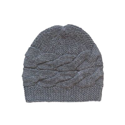 GORRO CARMEN EN BABY ALPACA - Antracita