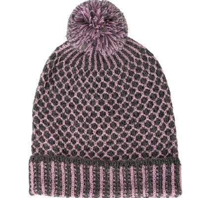 NOGAL BEANIE IN BABY ALPACA - Anthracite