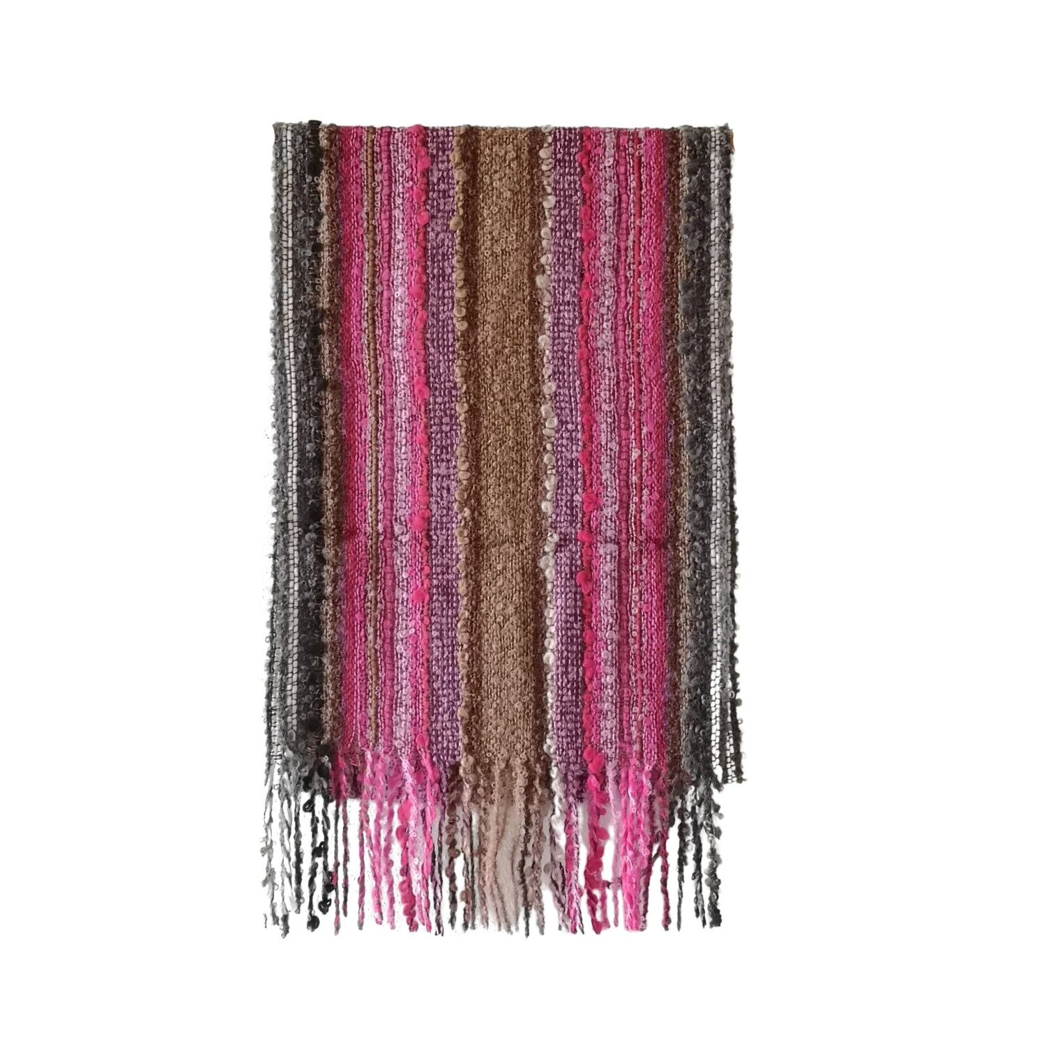 APU-SCHAL AUS BABYALPAKA - Khaki-Rosa