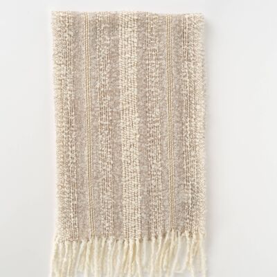 SCIARPA APU IN BABY ALPACA - Beige