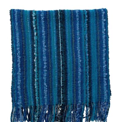 COLI SCARF IN BABY ALPACA - Turquoise Blue