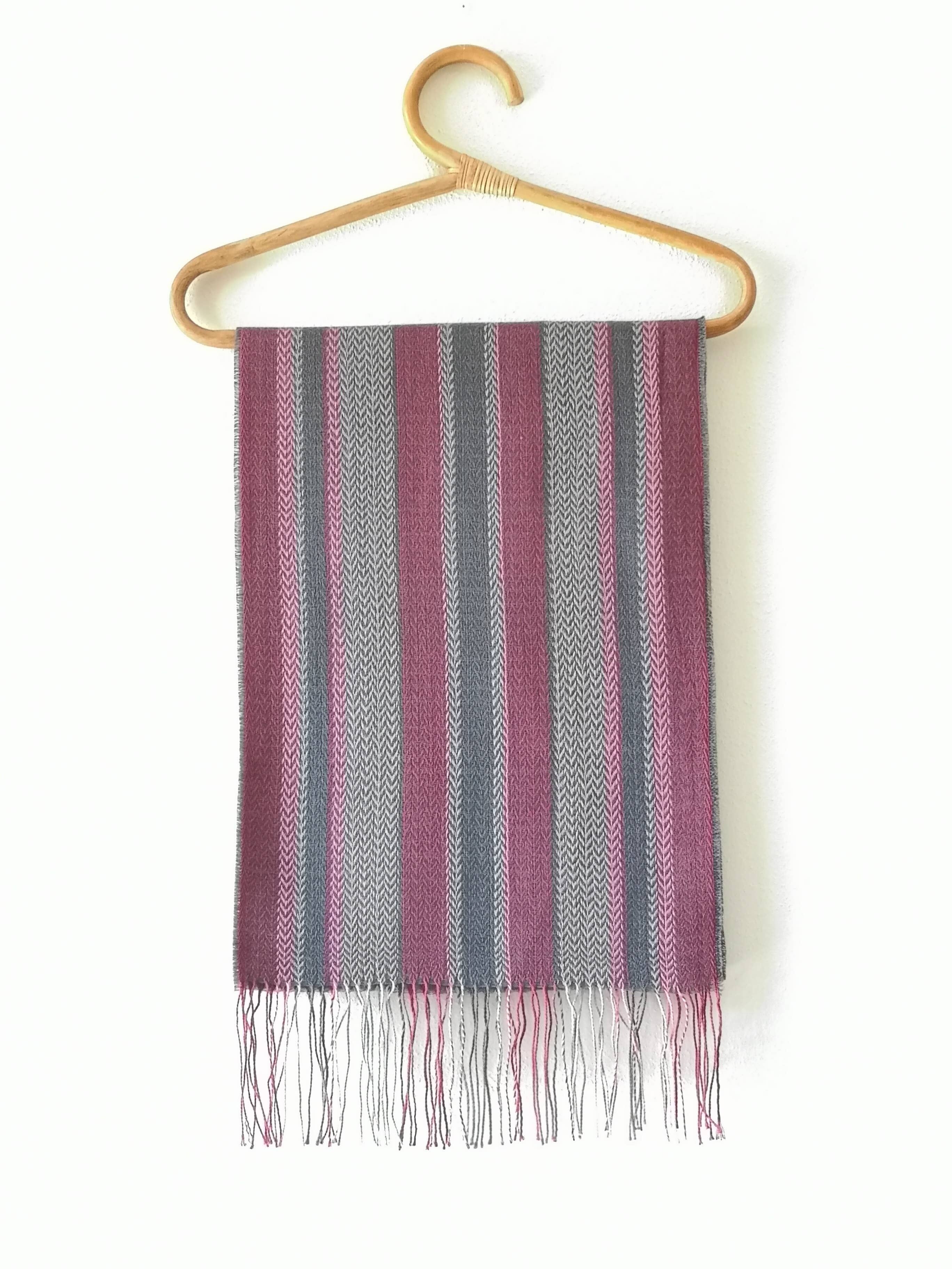 SCHAL JUAN AUS BABYALPAKA UND SEIDE - Rosagrau