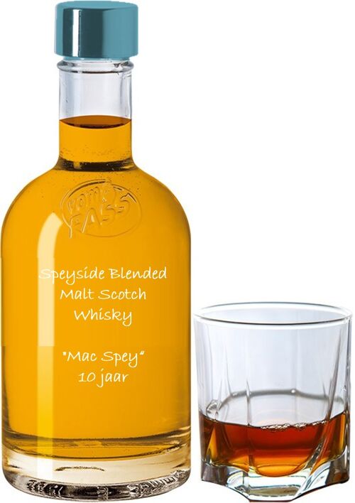 "Mac Spey", Speyside Blended Malt Scotch Whisky, 10 jaar | 41% vol. - 250 ml