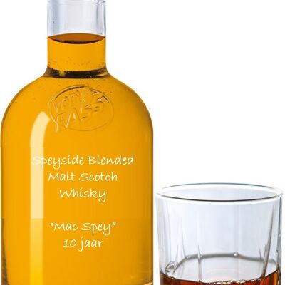 "Mac Spey", whisky escocés de mezcla de malta de Speyside, 10 años | 41% vol. - 250ml