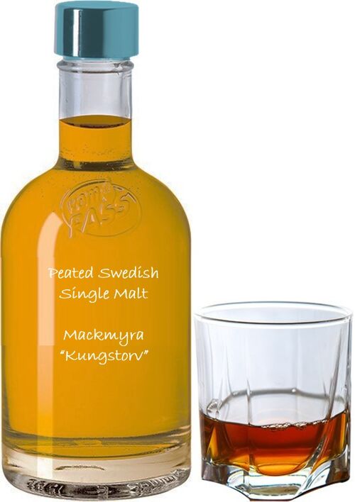 Swedish Single Malt Peated Whisky | Mackmyra "Kungstorv" | 47.5% vol. - 500 ml