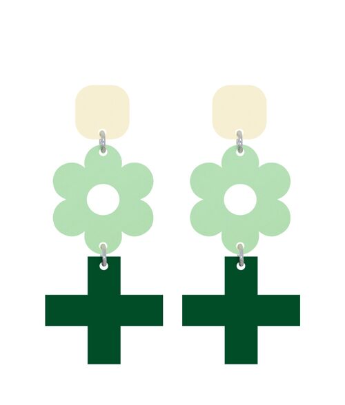 Earrings Prado Green