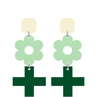 Boucles d'oreilles Prado Vert