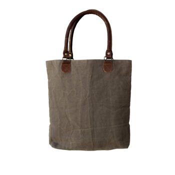 Sac fourre-tout en toile recyclée "Keep Calm and Carry On" 2