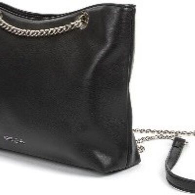 Keddo Chain Handle Shoulder Bag , BLACK