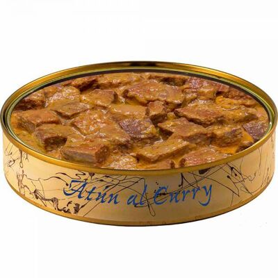 Ventresca vom Thunfisch mit Curry in Olivenöl Dose 280 g.