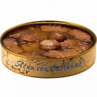 Ventresca of Tuna with Chestnuts in Olive Oil