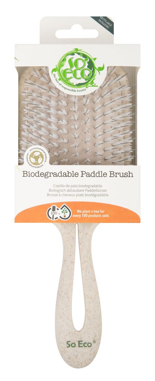 So Eco Biodegradable Paddle Brush