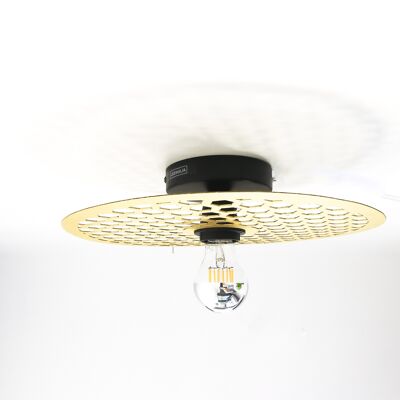 lampada da soffitto HIVE oro