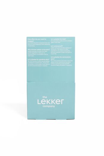 Présentoir Zonnebrandcrème 30 SPF The Lekker Company 4