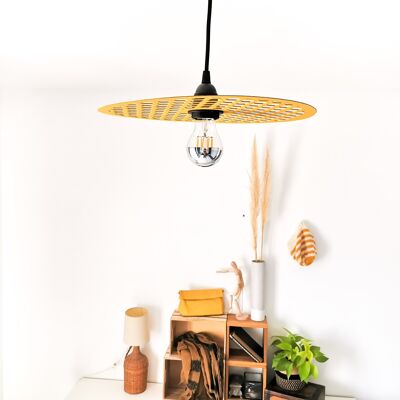 suspensión - lámpara de araña HIVE amarillo mostaza