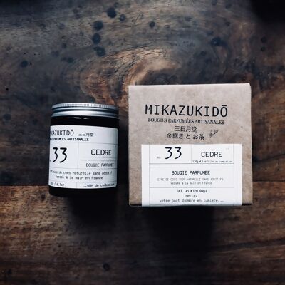 APOTHECARY COLLECTION PARFÜMKERZEN - CEDAR n 33 - 120g Kokoswachs