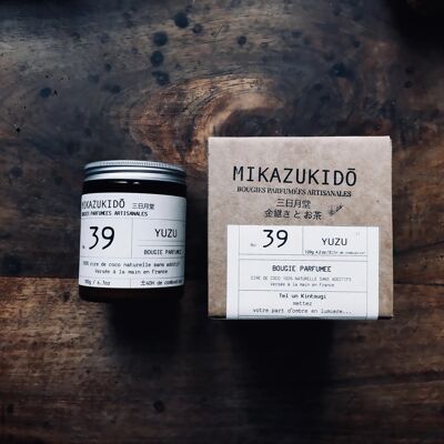 APOTHECARY COLLECTION PERFUMED CANDLES - YUZU n39 - 180g coconut wax