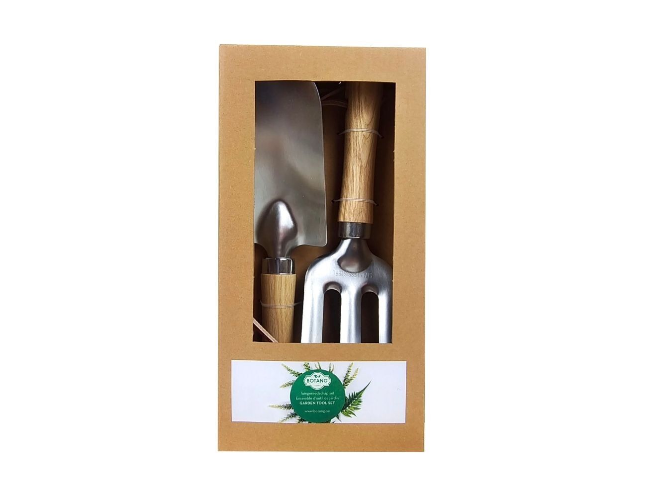 Botang® 2-Delige Metalen Tuingereedschap Set, Tuinvork & Tuinschep