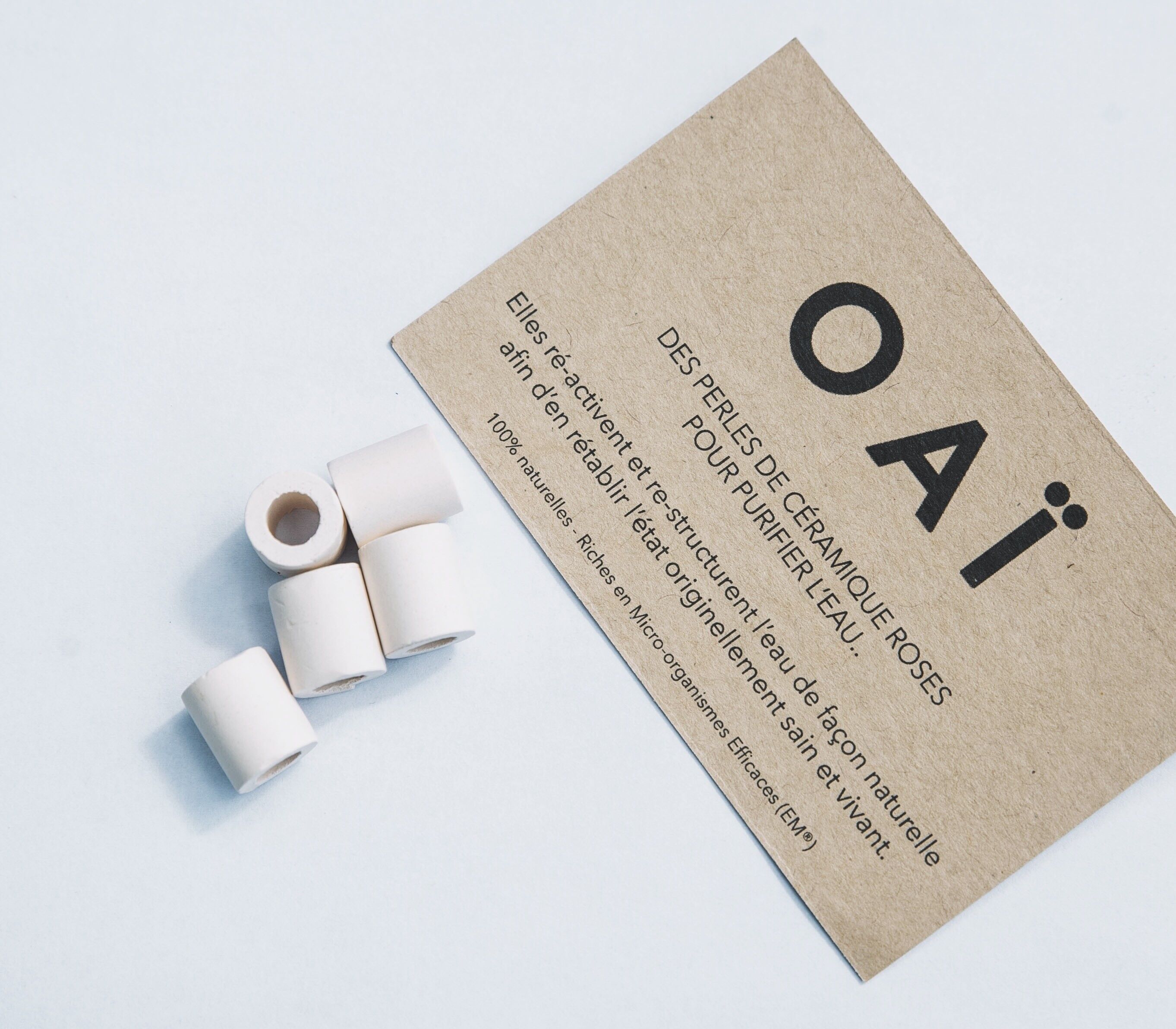 Perle di ceramica rosa