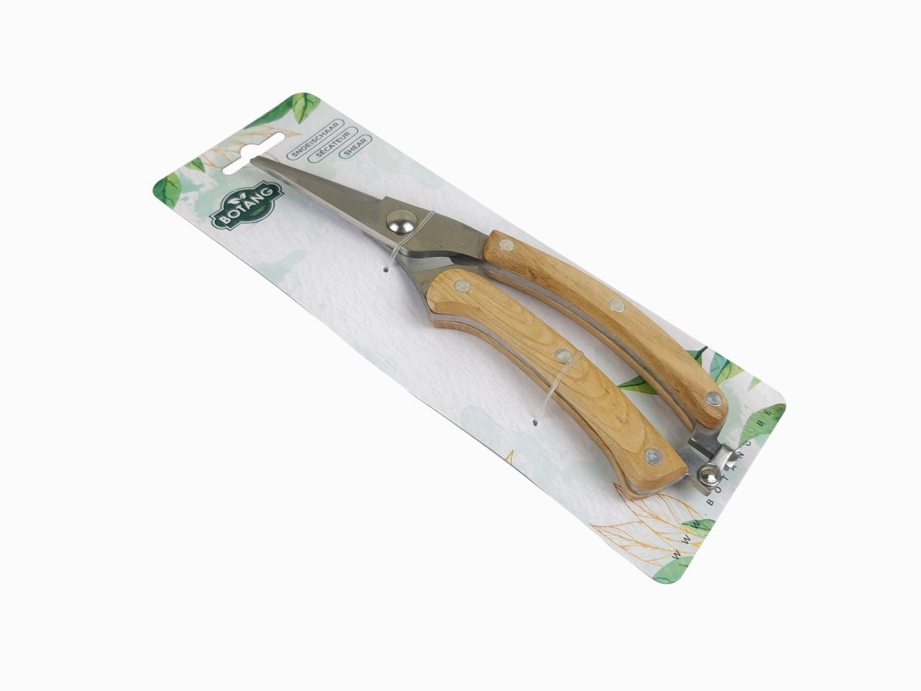 Botang® Metalen Snoeischaar met Houten Handvat (25,5 x 7 x 1,8 cm)