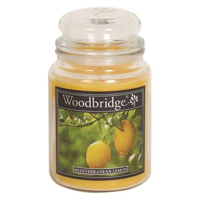 WBR116 Mediterranean Lemon 565g Large Candle