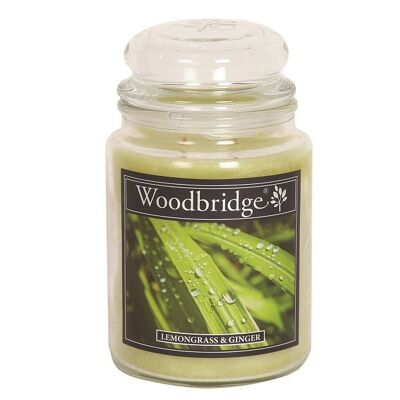 WBR118 Lemongrass & Ginger 565g Large Candle