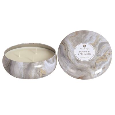 WBR233 Peony & Cashmere 470gr Tinned Candle