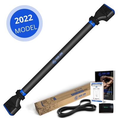 Blue Lion MAX-2 Barre de traction - Porte - Y compris Powerband et niveau à bulle - Max 200 Kg - Fitness & Musculation