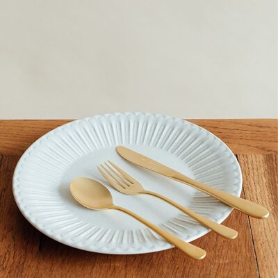 Matt Gold Cutlery Set