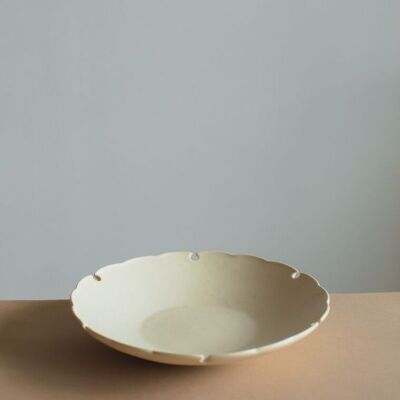 Yoshida Pottery Yukiwa White Plate