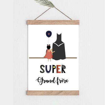 Poster A4 Super Grande Fratello