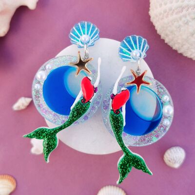 Mermaid earrings