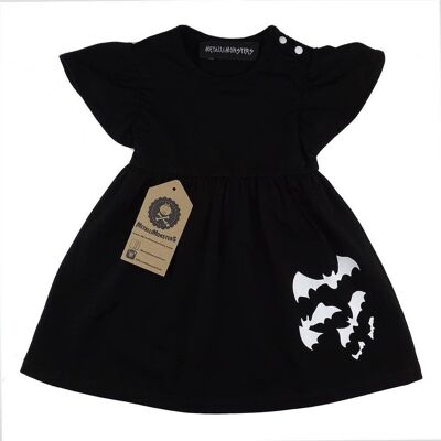 Black Bats Baby Dress