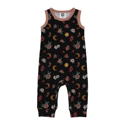 Floral Moons Baby Romper