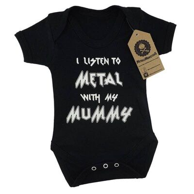 Metal Mummy Baby Vest