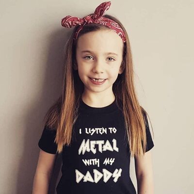 Metal Daddy Kids T-shirt