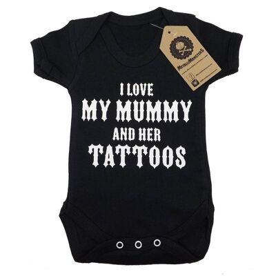 Mummys Tattoos Baby Vest