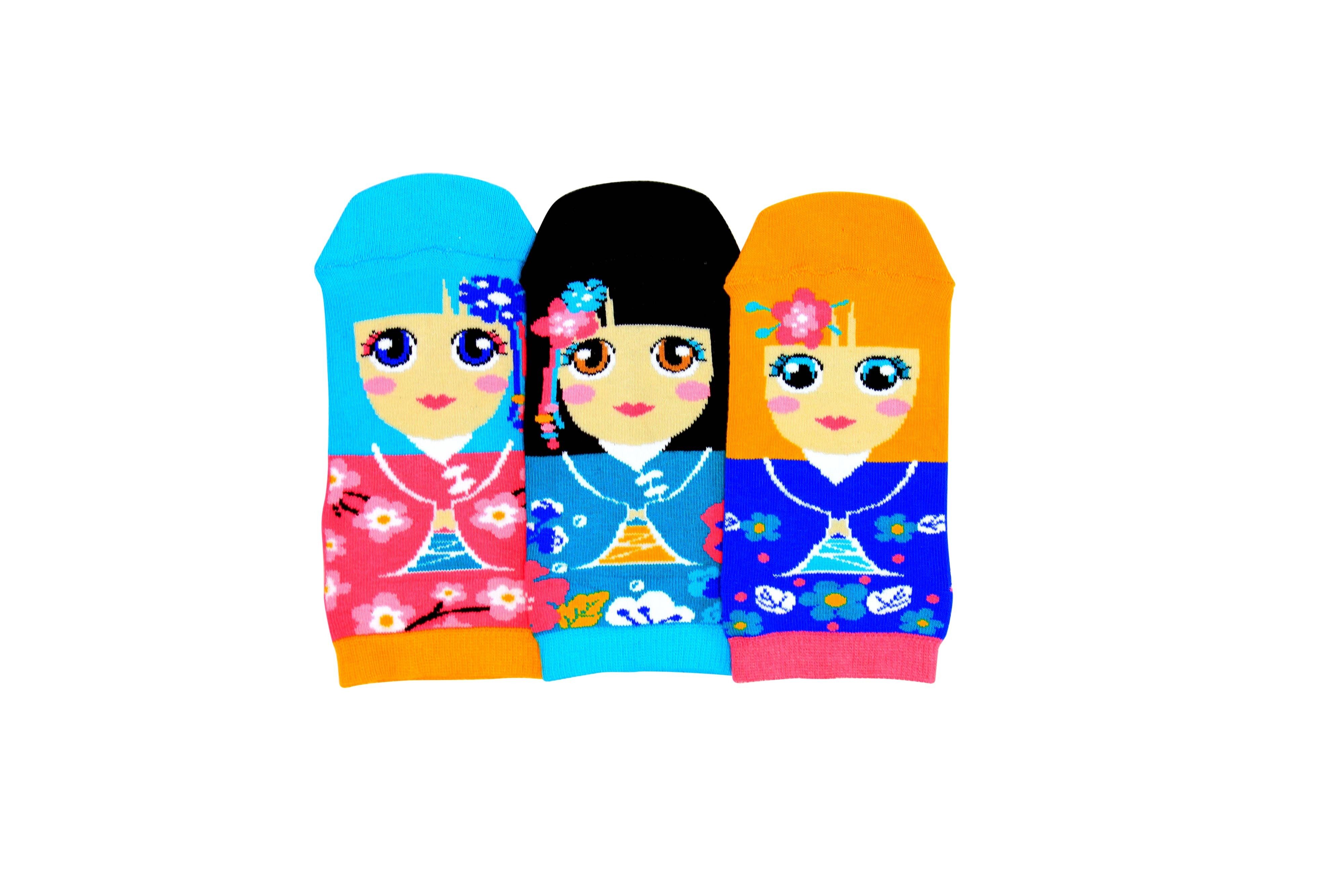 LKDOLL - 3 CALZINI SPAVENTATI DI UNITED ODDSOCKS