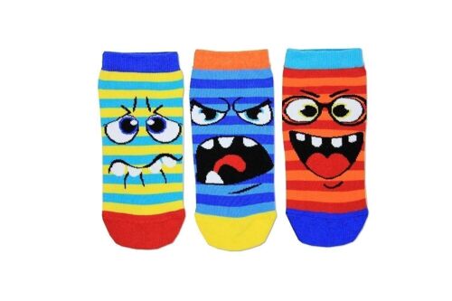 UNITED ODDSOCKS - LKFACE - 3 ODD TRAINER SOCKS FOR KIDS UK: 12-5½ EUR: 30½-38½ US: 13½-8