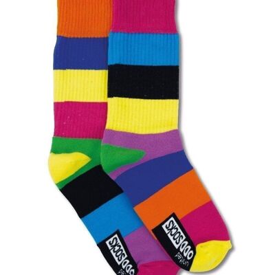 RAFAEL - 2 chaussettes impaires | Une paire de gymnases ensoleillés - United Oddsocks| Royaume-Uni 6-11, EUR 39-46, États-Unis 6.5-11.5