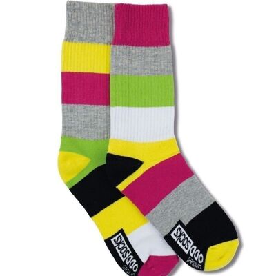 ROGER - 2 Odd Socks | A Pair of Sunny Gyms - United Oddsocks| UK 6-11, EUR 39-46, US 6.5-11.5