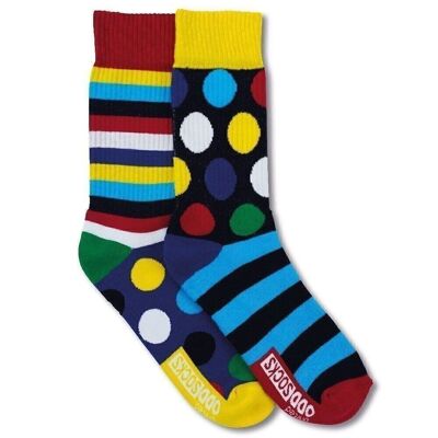 STAN - 2 Odd Socks | A Pair of Sunny Gyms - United Oddsocks| UK 6-11, EUR 39-46, US 6.5-11.5