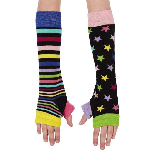 Stripes and Stars - 2 Odd Armwarmers | United Oddsocks ONE SIZE