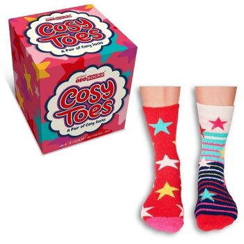 COSY STAR - 2 chaussettes impaires | United Oddsocks Royaume-Uni 4-8, 37-42 EUR, États-Unis 6.5-10.5 3