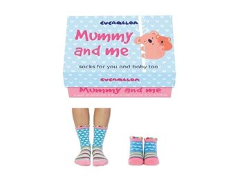 MAMAN ET MOI - 2 paires de chaussettes Koala | Coffret cadeau | Cucamelon| Royaume-Uni 4-8, 0-12 mois 4